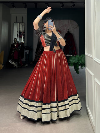 ready to wear Women's Stitched Lehenga Choli With Dupatta 