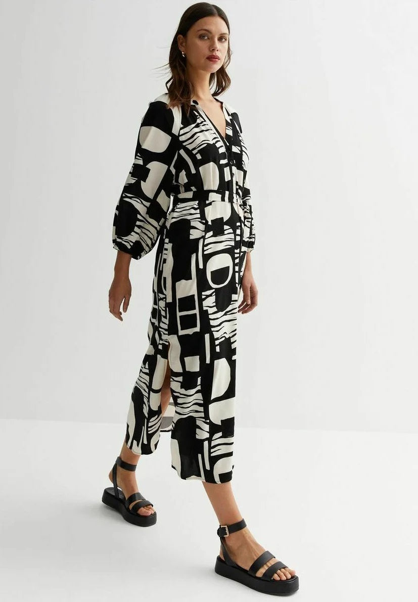 Shirt Dress with Belt for women
