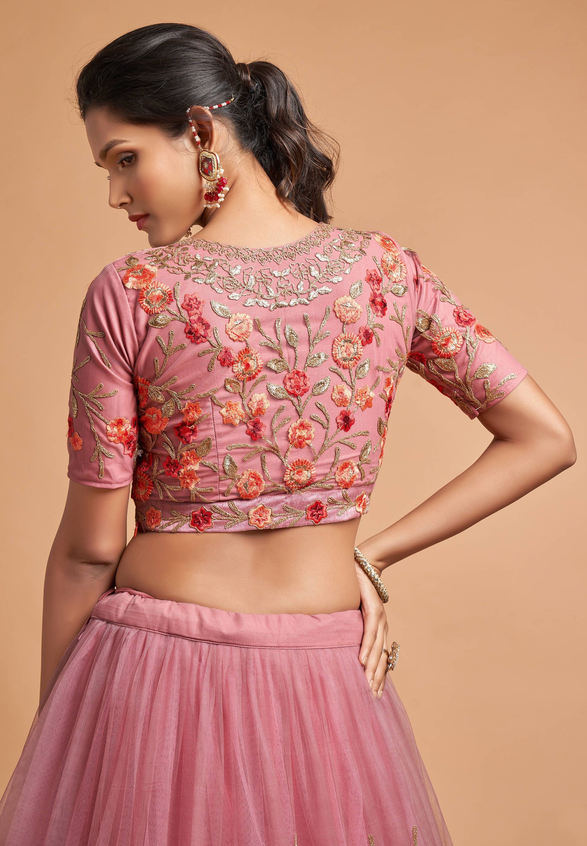 Pink Lehenga Choli combination