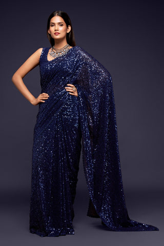 full sequin saree for weddings