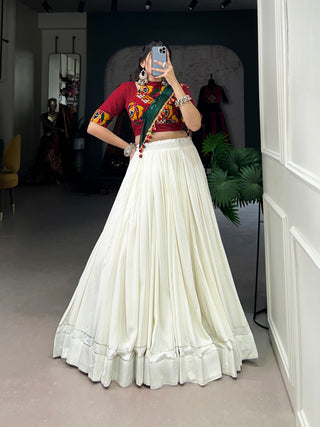 White navratri lehenga choli price
