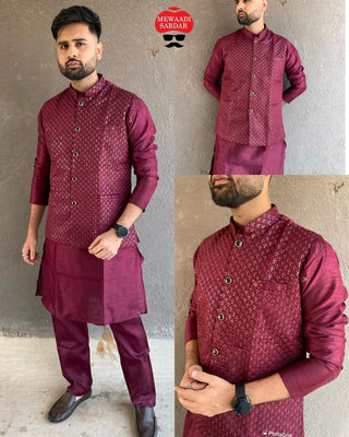 Mens Kurta Koti Indian Wear Kurta