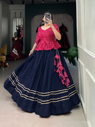 Navy blue navratri chaniya choli for women online shopping
