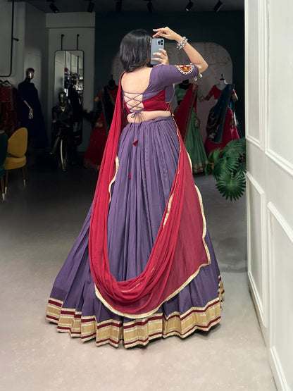 Readymade mauve lehenga with online