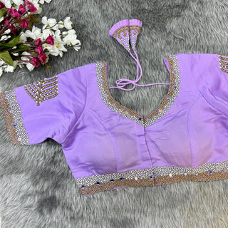 Partywear  Lavender Blouse 