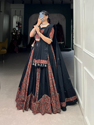 Stylish black Lehenga Choli 