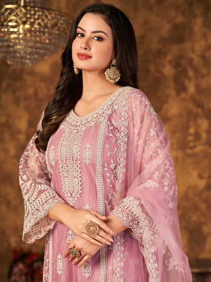 Pink Sharara Suit for women
