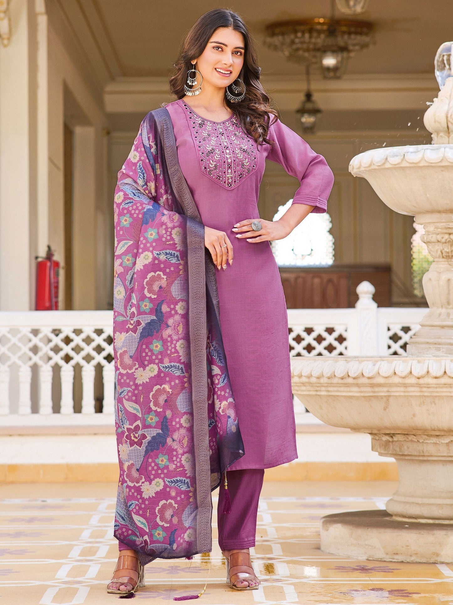 Purple color vatican salwar suit for women price
