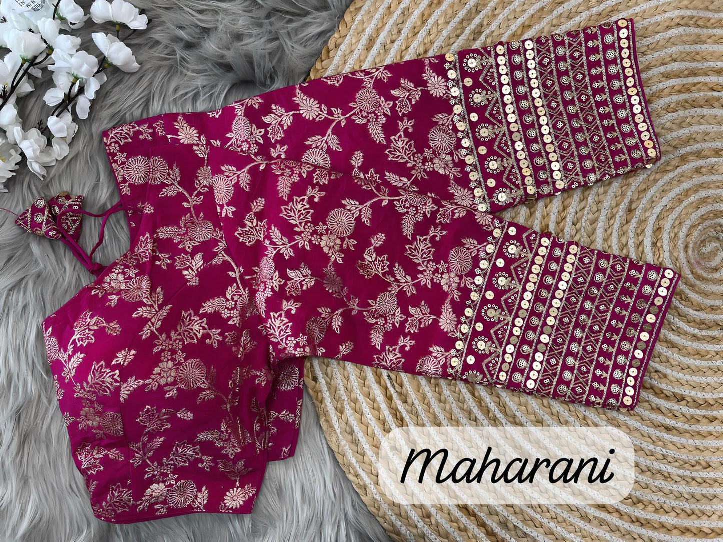 Latest  Maharani blouse designs