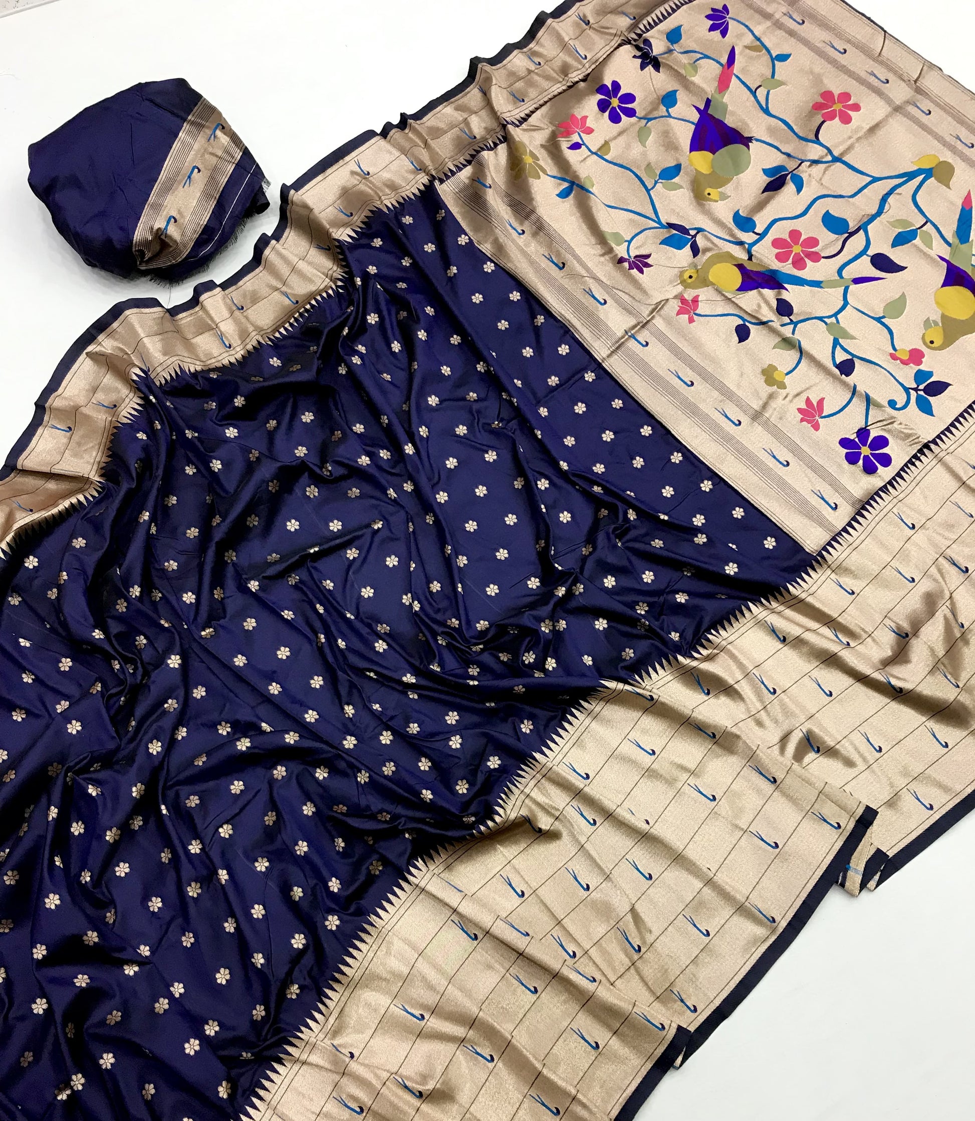 blue paithani silk saree usa uk 