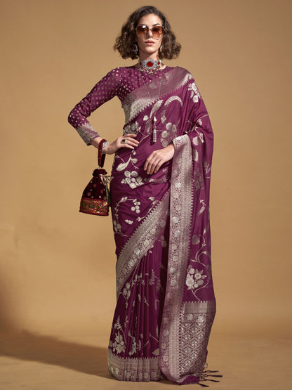 Wine georgette handloom silk sarees with price
