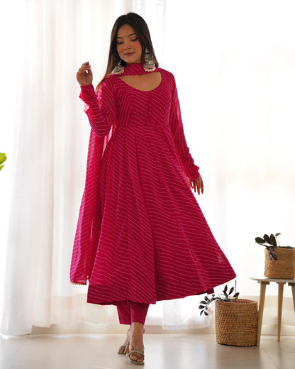 Pink Gown for Women party wear
