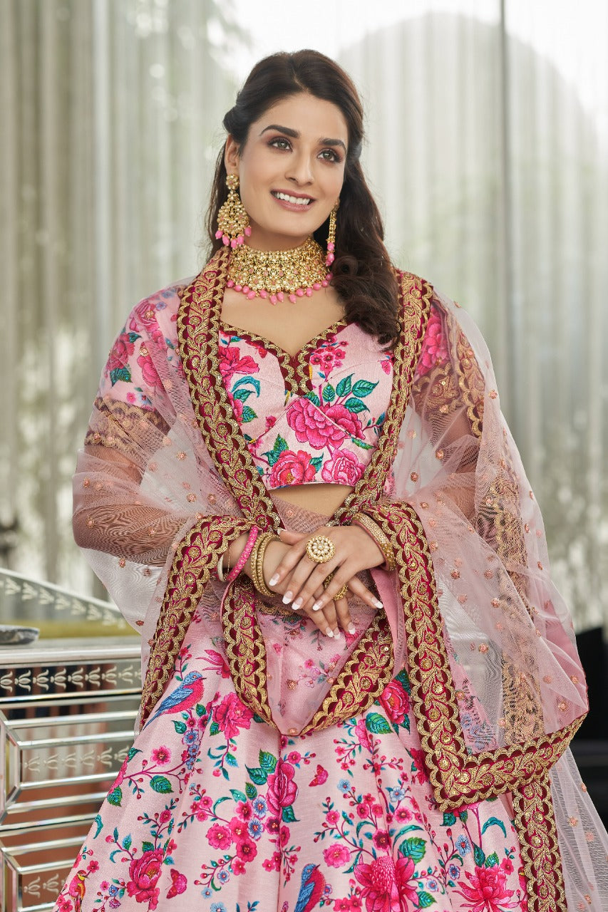 Baby Pink Lehenga Choli