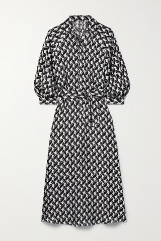 Printed kaftan dress