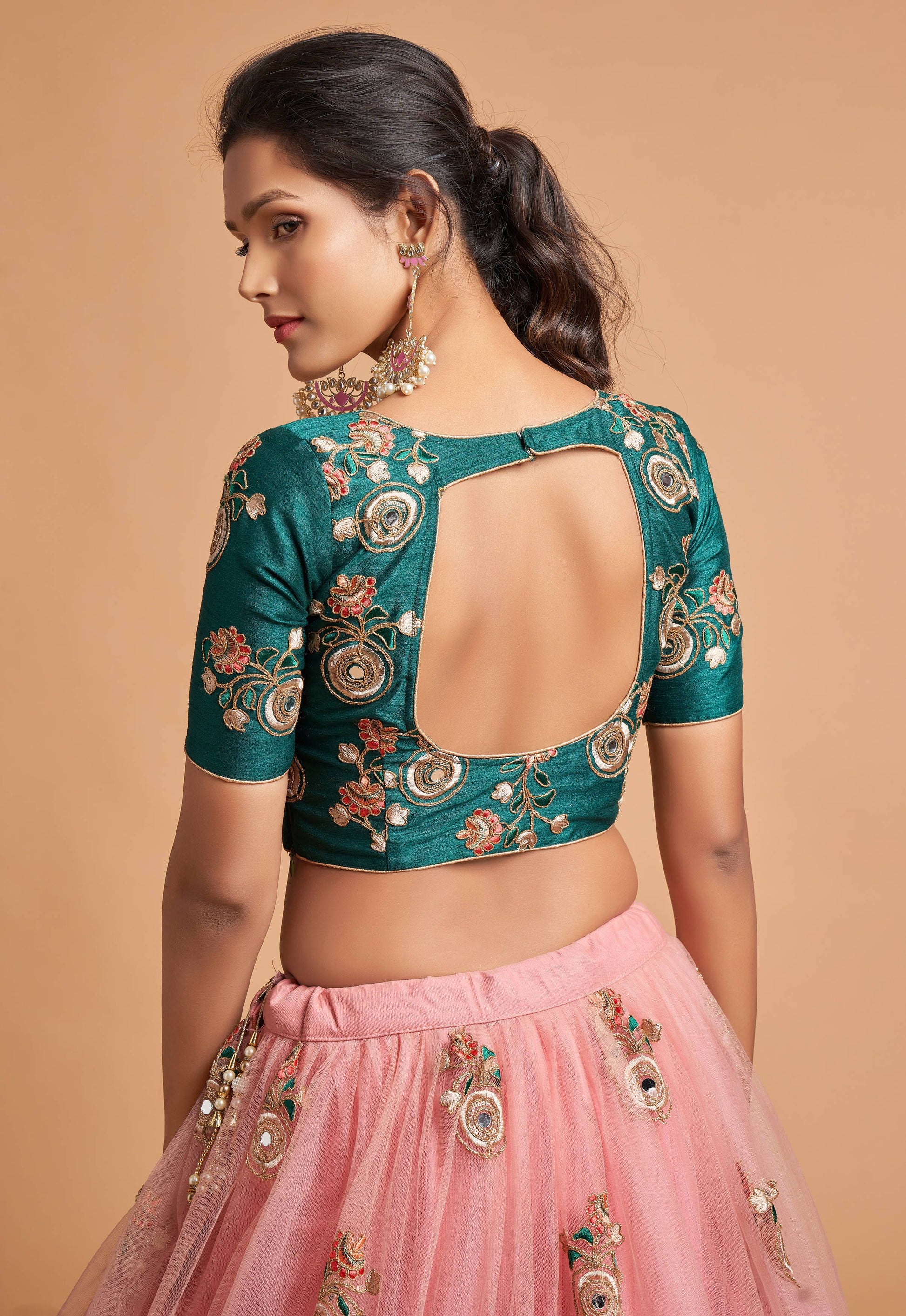 Peach Lehenga Bridal