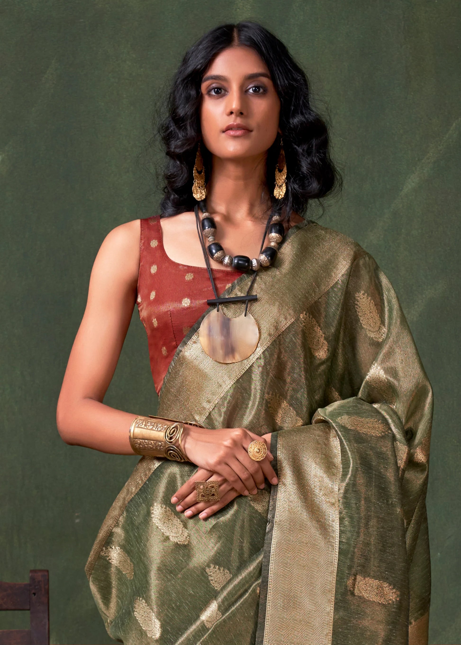 Paithani tissue saree for women online
