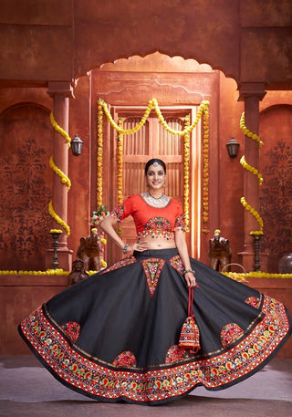 Simple chaniya choli for navratri images