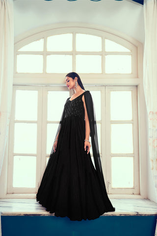 Georgette Gown Party Wear