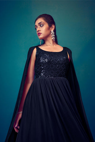 Georgette Gown with Dupatta