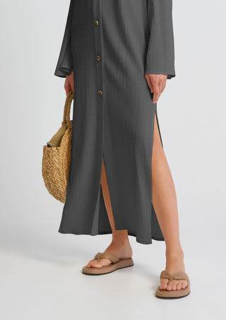 Amazing Grey Caftan For Womens