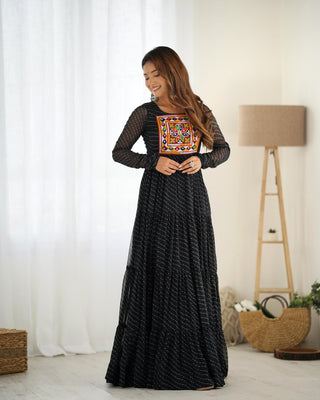 Black chaniya for navratri online
