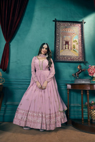 Light pink lehenga Bridal