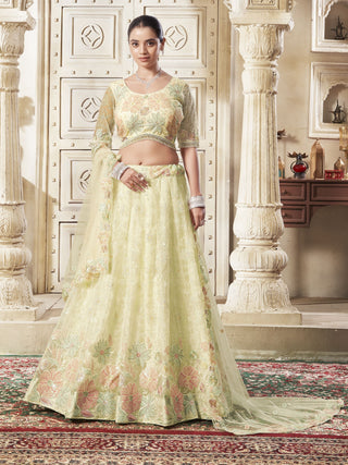 Yellow Lehenga for wedding
