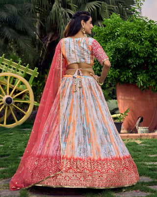 Latest Printed Lehenga choli designs