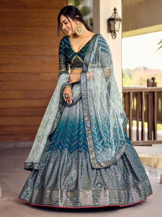 Heavy Embroidered Lehenga Design For Women