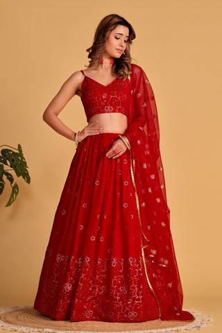 Red bridal lehenga collection