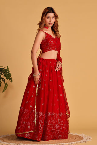 different colours of bridal lehenga