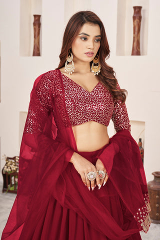  georgette lehenga choli with dupatta