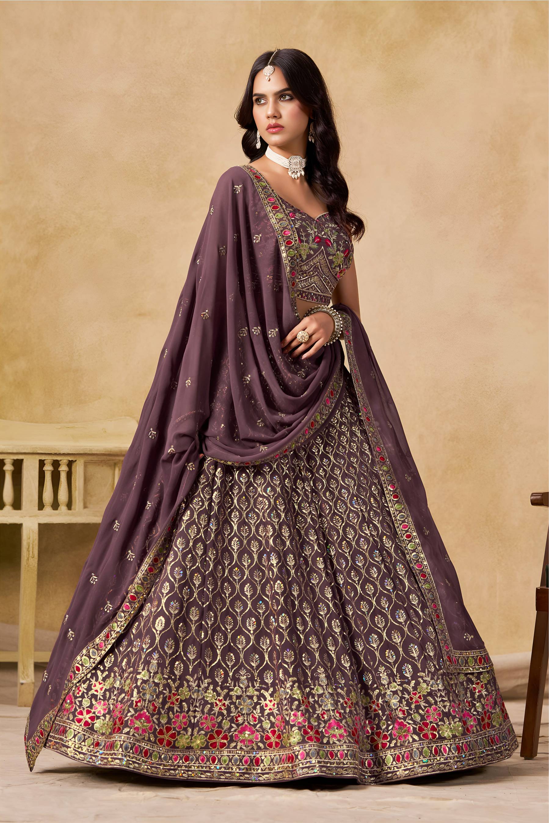purple lehenga choli in usa uk 
