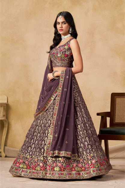 sequins lehenga choli for women