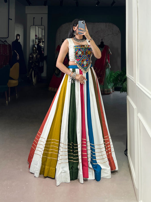 Multi color Chaniya Choli for Navratri

