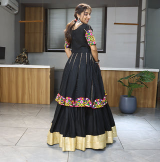 Black chaniya choli for navratri online
