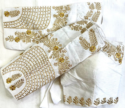 White color phantom silk blouse images