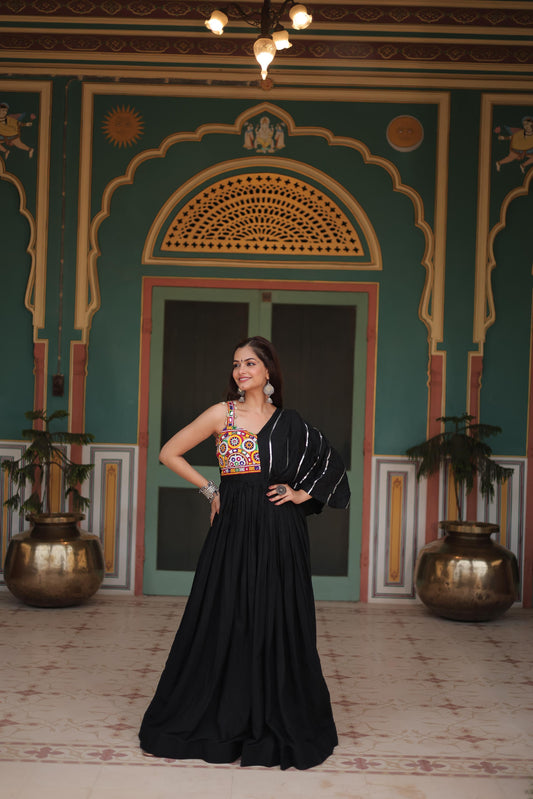 Black gown for women wedding
