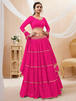 Leheriya printed lehenga choli Jaipur