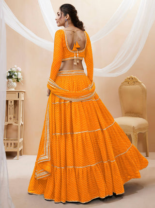 Mustard Yellow Lehenga for Wedding