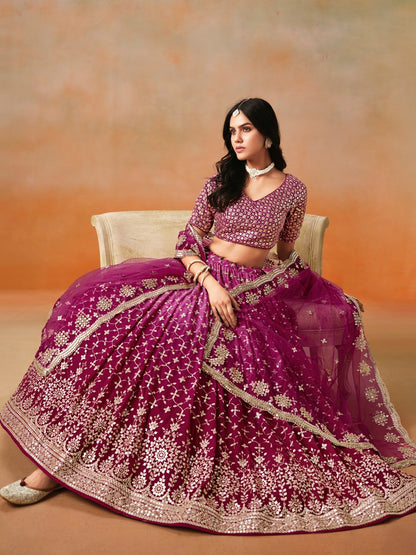 Red color lehenga choli USA
