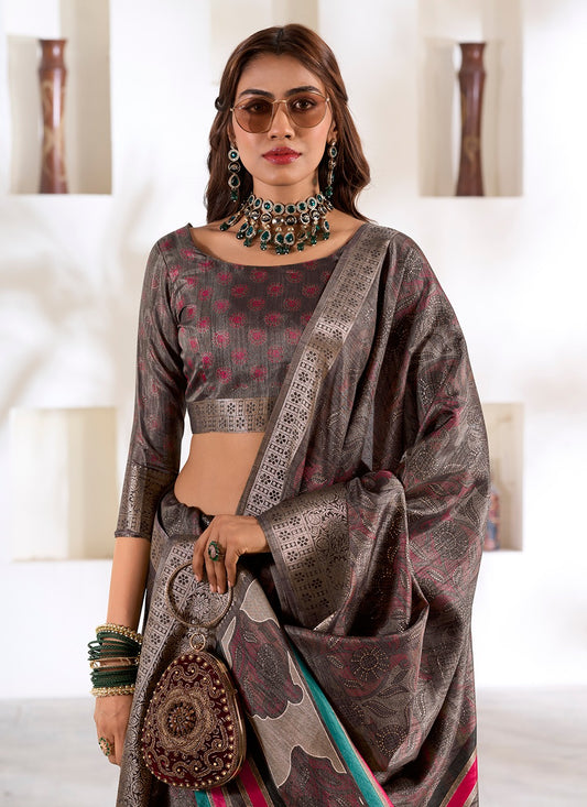 Dola Silk Saree Party Wear
