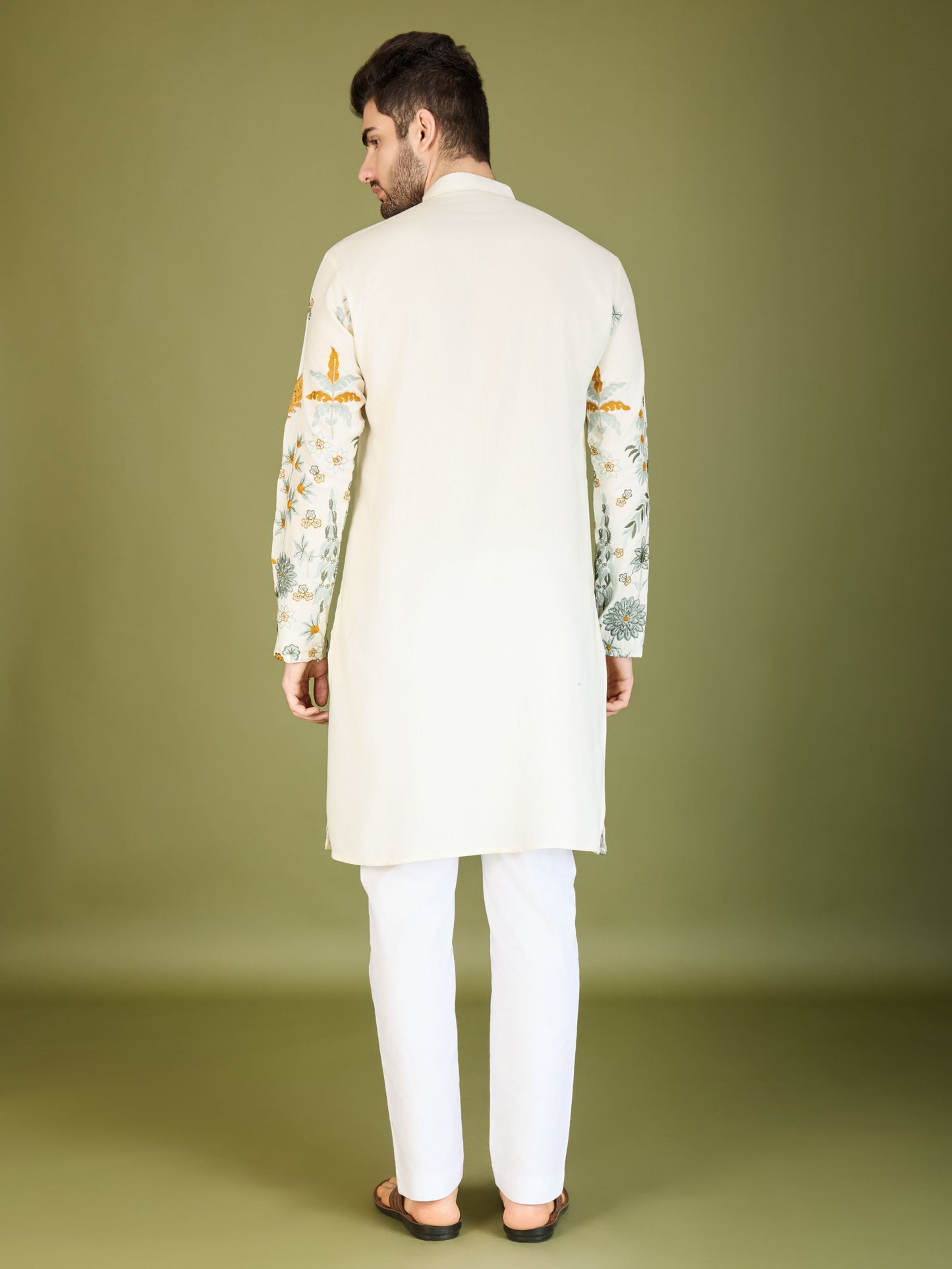 White color viscose rayon kurta price