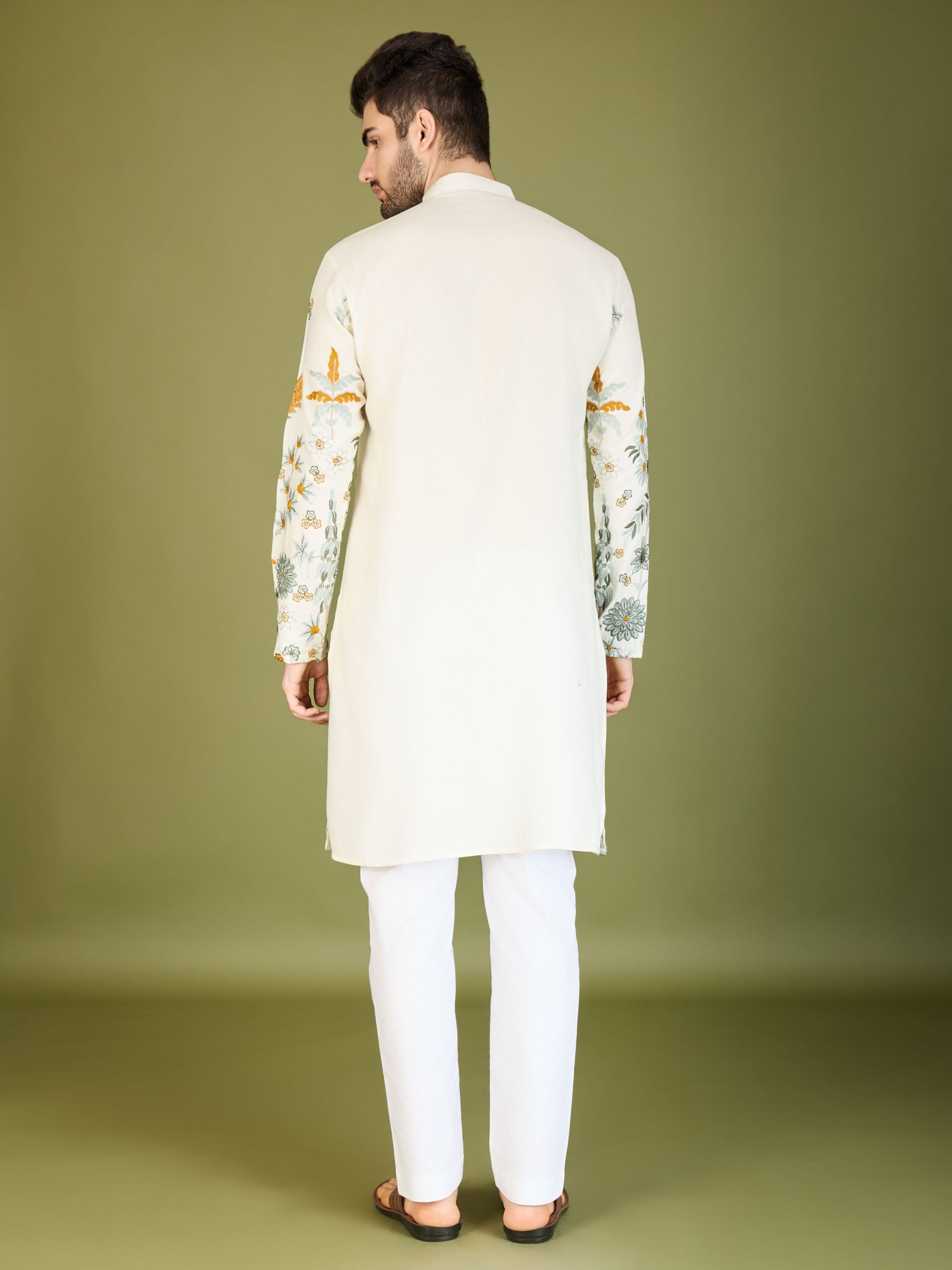 White color viscose rayon kurta price