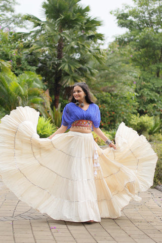 Blue traditional lehenga 