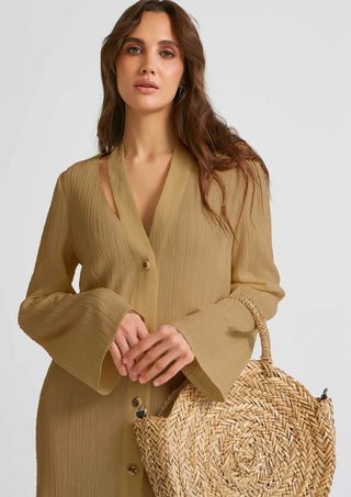 Beautiful Beige Kaftan For Women