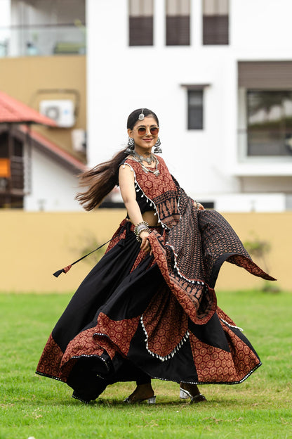 Best black chaniya for navratri
