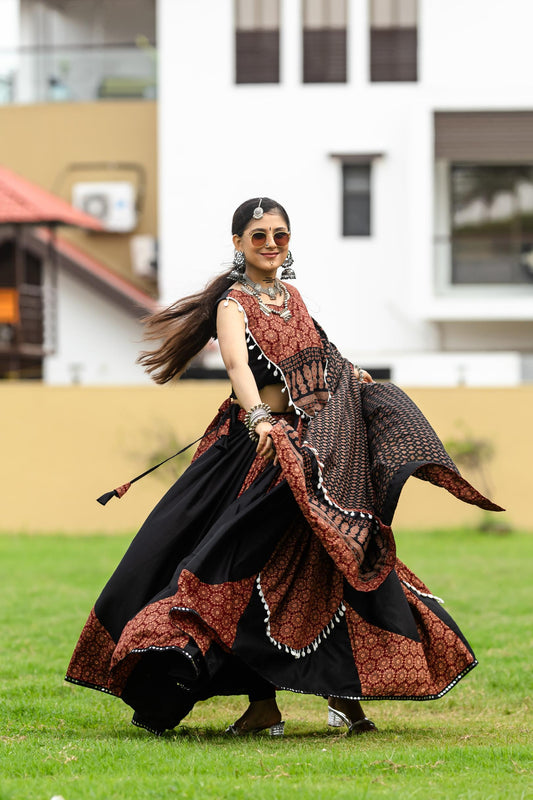 Best black chaniya for navratri
