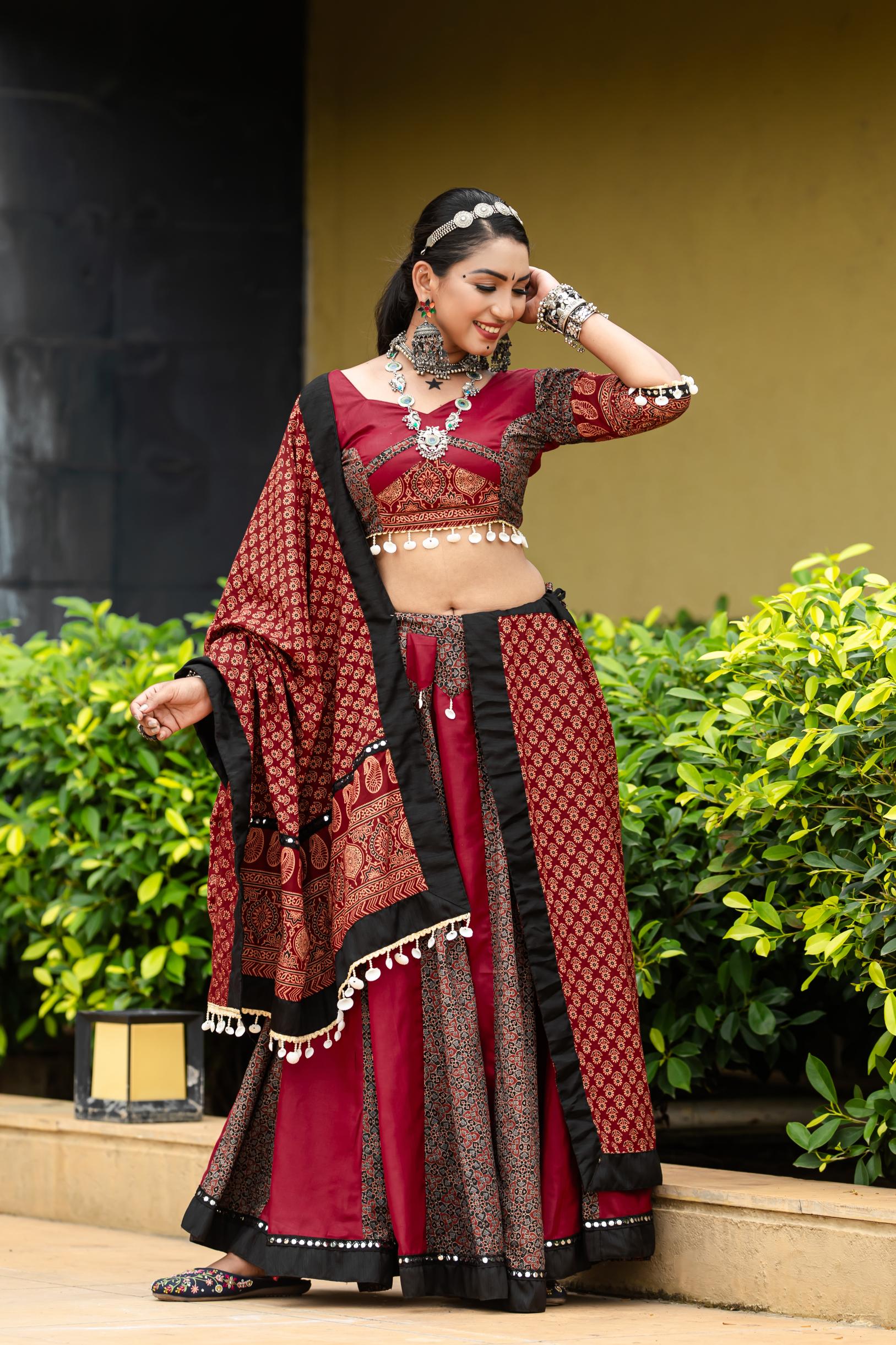 Maroon Lehenga for Women
