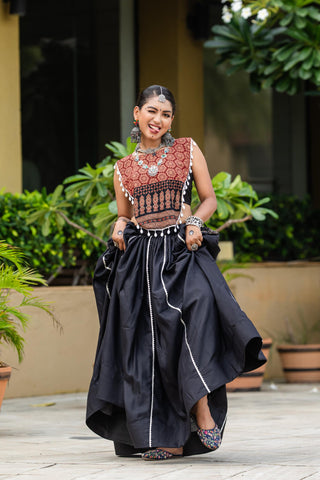 Black Chaniya For Navratri
